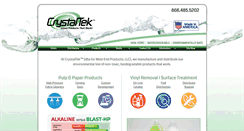 Desktop Screenshot of crystaltek.us.com