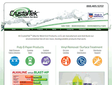 Tablet Screenshot of crystaltek.us.com